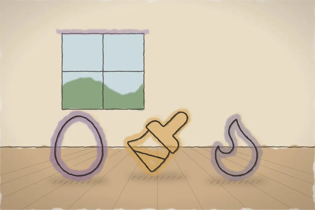 Atelierul de încondeiat ouă cu ceară de albine (ilustrație)